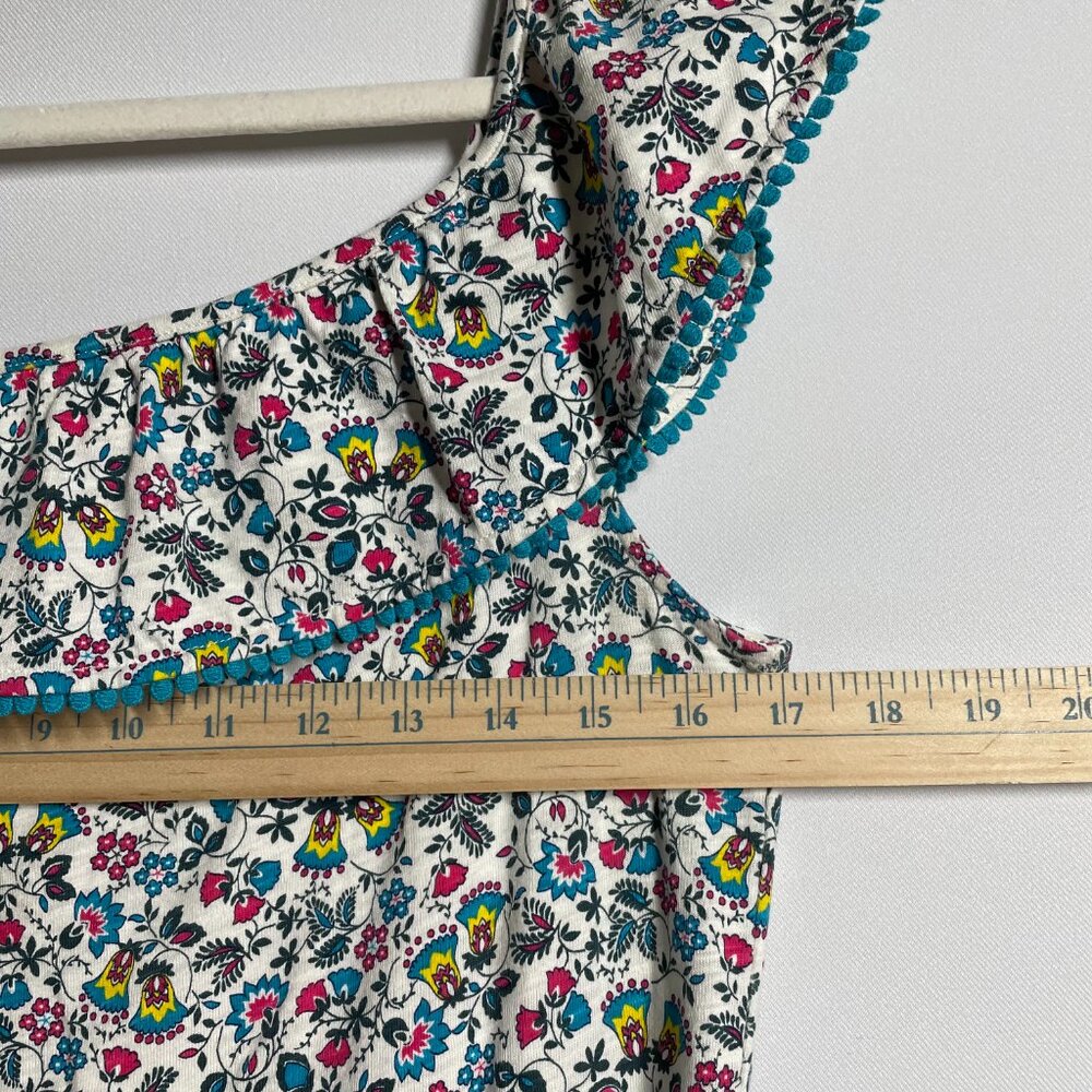 Boden Womens Multicolor Bethany Floral Print Ruffle Trim Sleeveless Sundress 14 - Picture 8 of 12